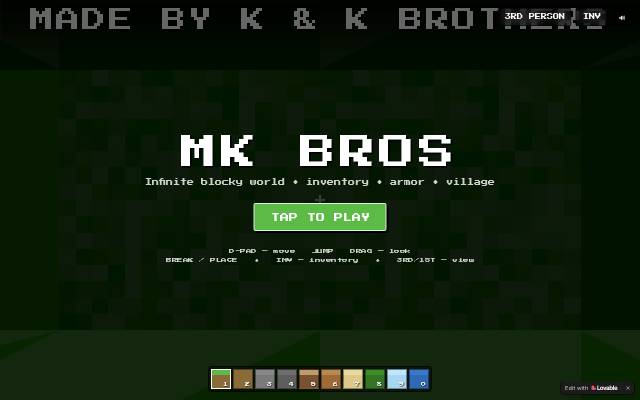 MK Bros Craft screenshot